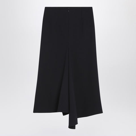 Victoria Beckham Victoria Beckham Navy blue skirt in wool blend