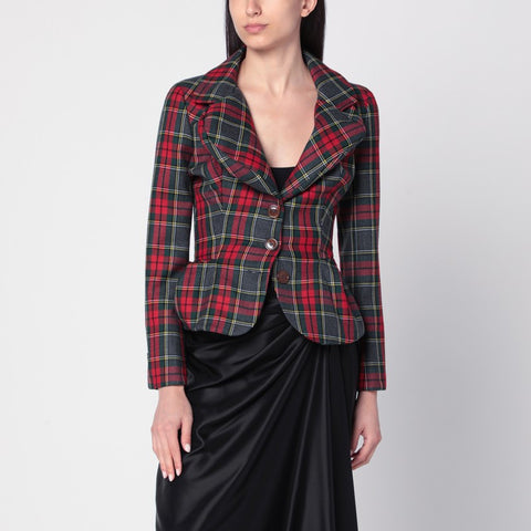 Vivienne Westwood Vivienne Westwood Drunken jacket with tartan wool pattern