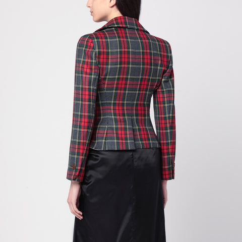 Vivienne Westwood Vivienne Westwood Drunken jacket with tartan wool pattern
