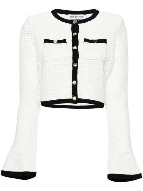 Self-Portrait Self-portrait Sweaters White