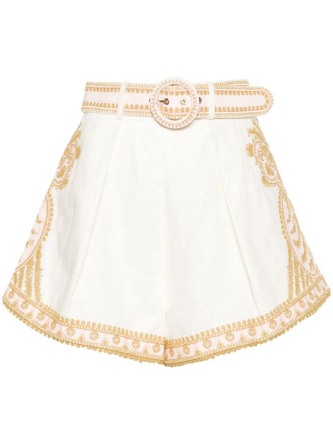 Zimmermann Zimmermann Shorts Beige