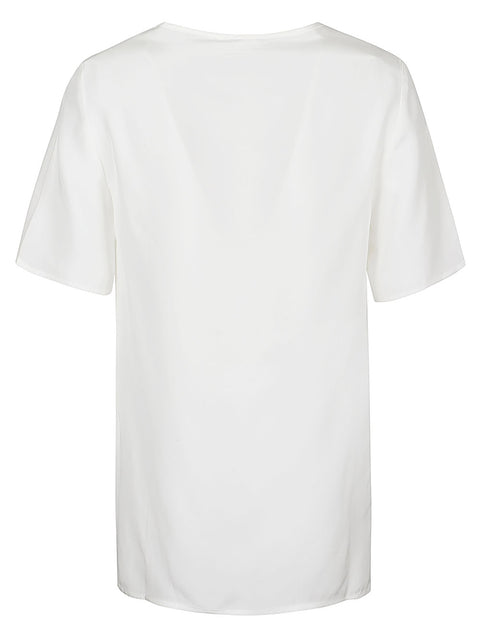 Parosh Parosh Top Cream