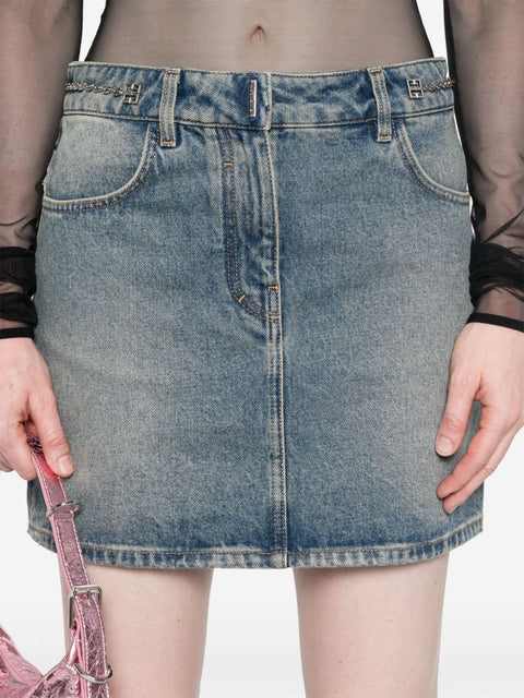 Givenchy Givenchy Skirts Clear Blue
