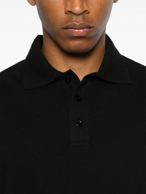 Saint Laurent Saint Laurent Piquet cotton polo shirt