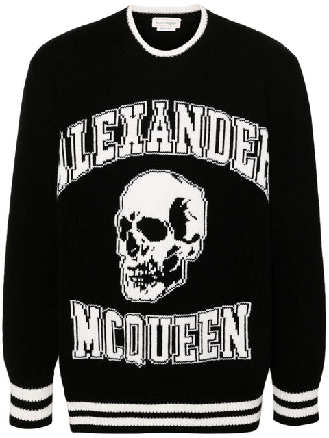 Alexander Mcqueen Alexander McQueen intarsia-logo Sweater