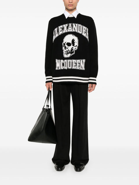 Alexander Mcqueen Alexander McQueen intarsia-logo Sweater