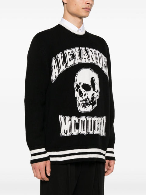 Alexander Mcqueen Alexander McQueen intarsia-logo Sweater