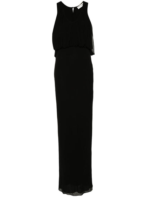 Saint Laurent Saint Laurent draped maxi dress