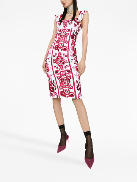 Dolce & Gabbana Dolce & Gabbana graphic-print sleeveless dress