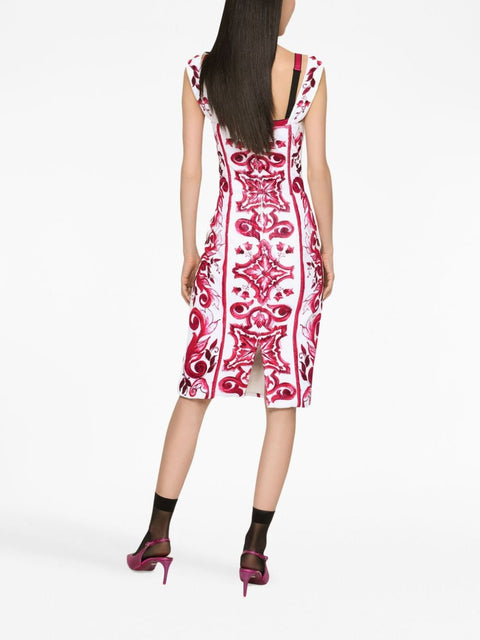 Dolce & Gabbana Dolce & Gabbana graphic-print sleeveless dress