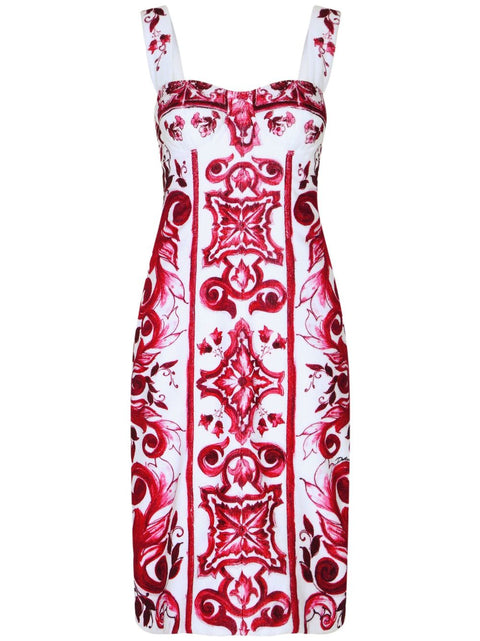 Dolce & Gabbana Dolce & Gabbana graphic-print sleeveless dress