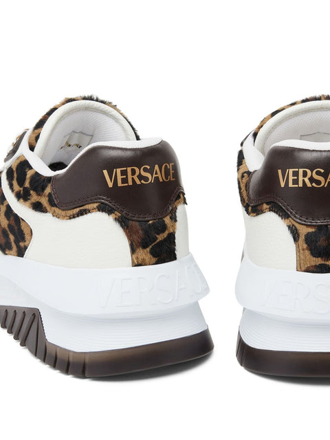 Versace Versace Odissea leopard-print Sneakers