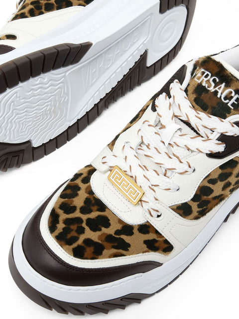 Versace Versace Odissea leopard-print Sneakers