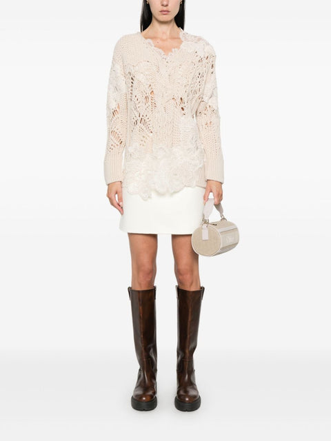 Ermanno Scervino Ermanno Scervino Wool mini skirt