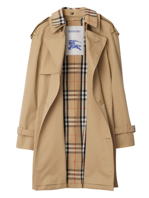 Burberry Burberry Trench coat with Vintage Check motif