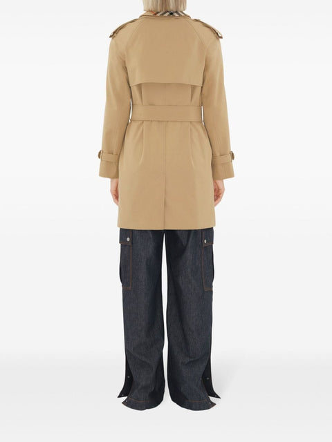 Burberry Burberry Trench coat with Vintage Check motif