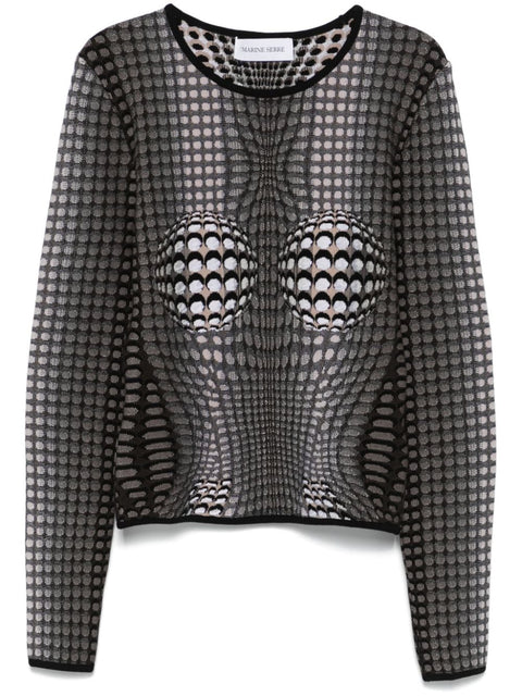 Marine Serre MARINE SERRE Top Grey