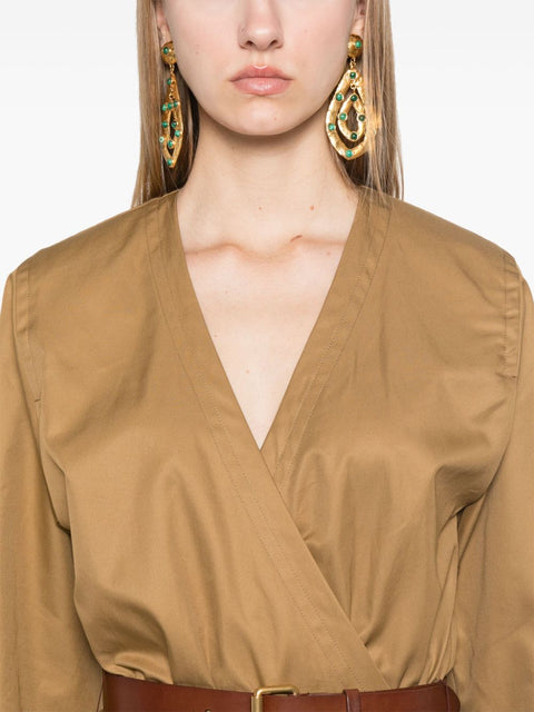 Saint Laurent Saint Laurent belted dress