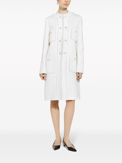 Dolce & Gabbana Dolce & Gabbana Single-breasted raschel tweed coat