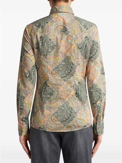 Etro Etro Shirts Yellow