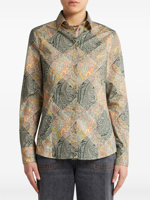 Etro Etro Shirts Yellow