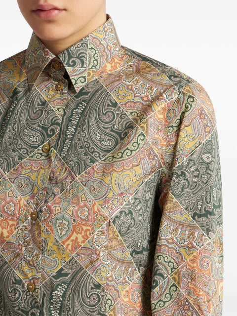 Etro Etro Shirts Yellow