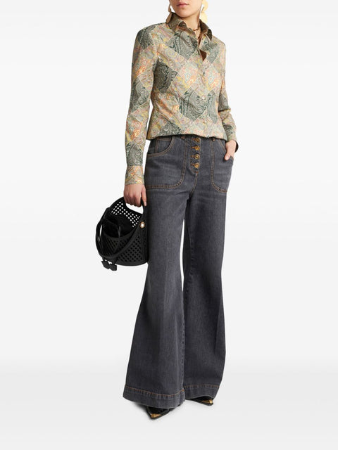 Etro Etro Shirts Yellow