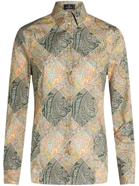 Etro Etro Shirts Yellow