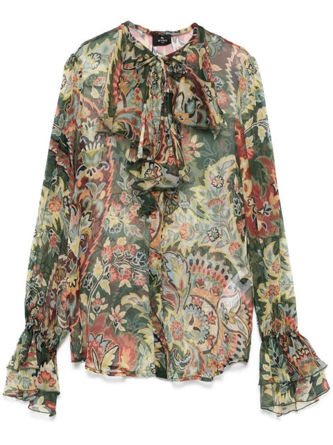 Etro Etro Shirts Green