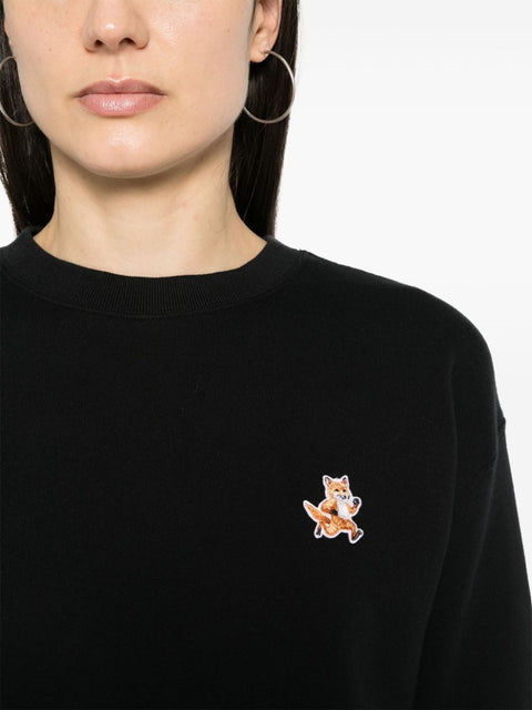 Maison Kitsune Maison Kitsune fox pattern cotton sweatshirt