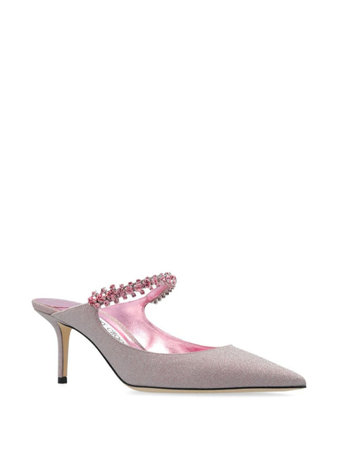 Jimmy Choo Jimmy Choo Bing Mules with Rhinestones