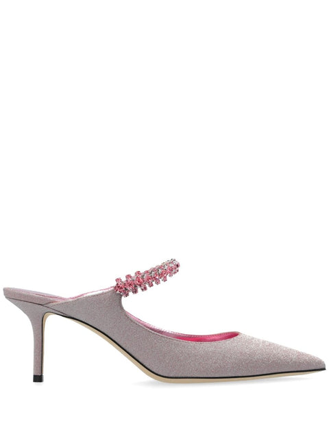 Jimmy Choo Jimmy Choo Bing Mules with Rhinestones