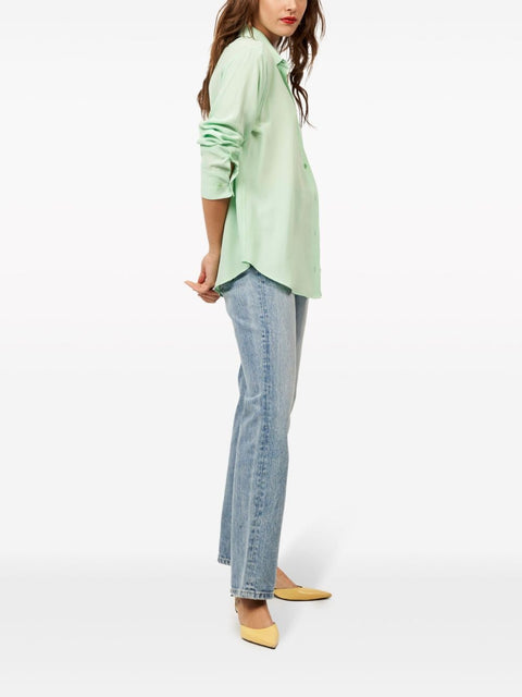 Equipment Equipment Shirts Green