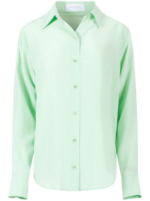Equipment Equipment Shirts Green