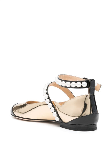 Mach & Mach MACH & MACH Flat shoes Golden