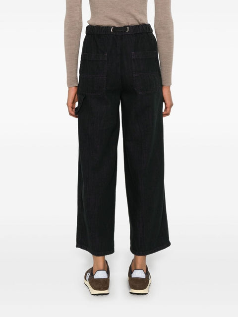 White Sand WHITE SAND Trousers Black