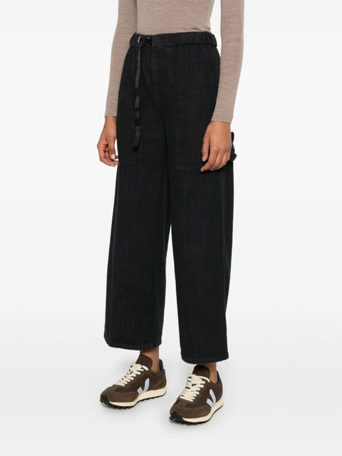 White Sand WHITE SAND Trousers Black