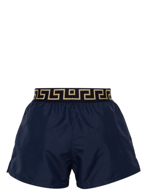 Versace Versace Greca Border swim shorts in Blue