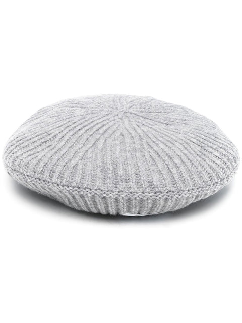 Ganni Ganni Ribbed wool hat