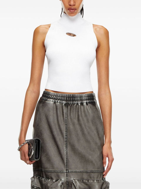 Diesel Diesel Ribbed-knit turtleneck top
