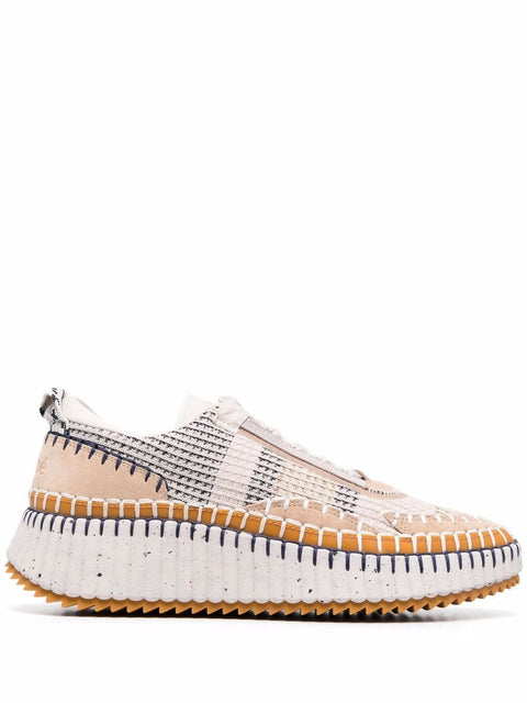 Chloè Chloè Chloé whipstitch-trim Sneakers