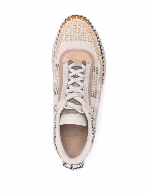 Chloè Chloè Chloé whipstitch-trim Sneakers