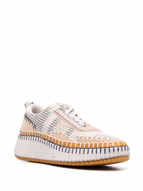 Chloè Chloè Chloé whipstitch-trim Sneakers