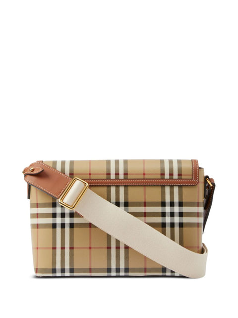 Burberry Burberry Checked Note Shoulder Bag
