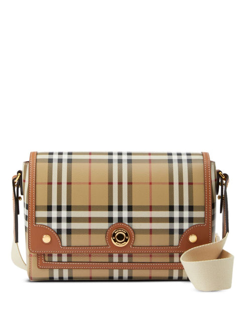 Burberry Burberry Checked Note Shoulder Bag
