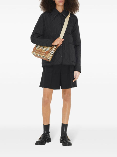 Burberry Burberry Checked Note Shoulder Bag