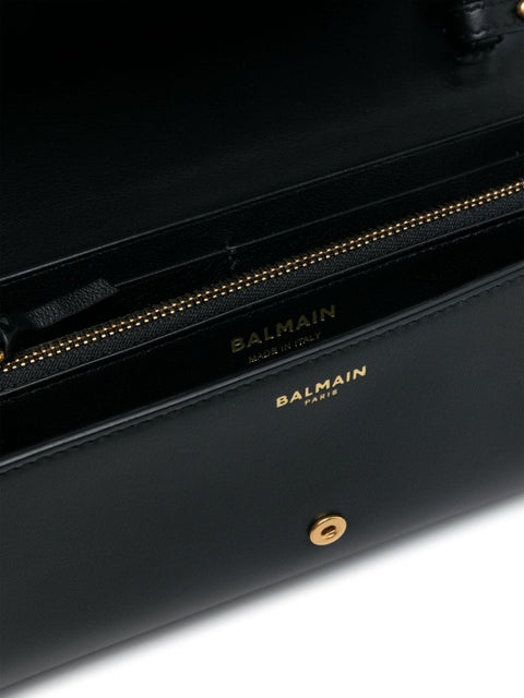 Balmain Balmain logo-plaque leather crossbody bag