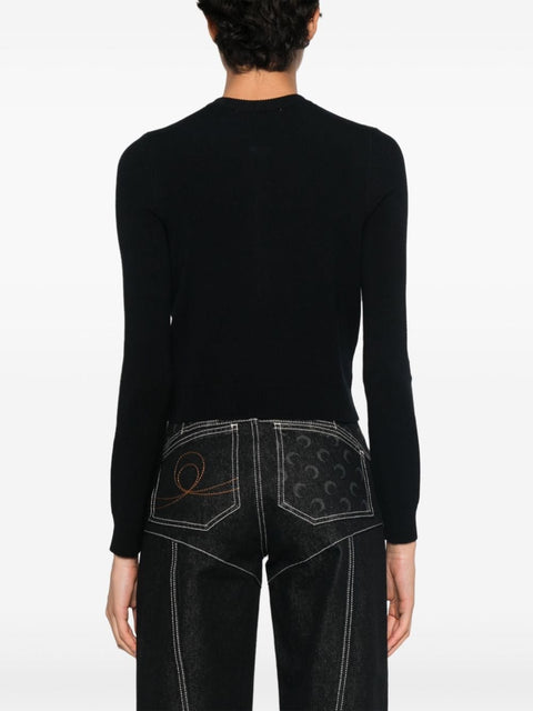 Marine Serre Marine Serre crew neck sweater