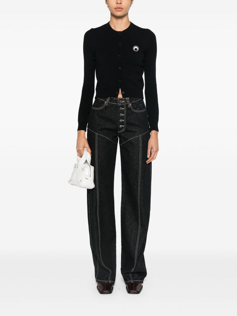 Marine Serre Marine Serre crew neck sweater