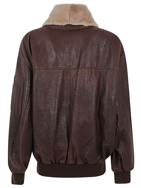 Enes ENES Coats Brown